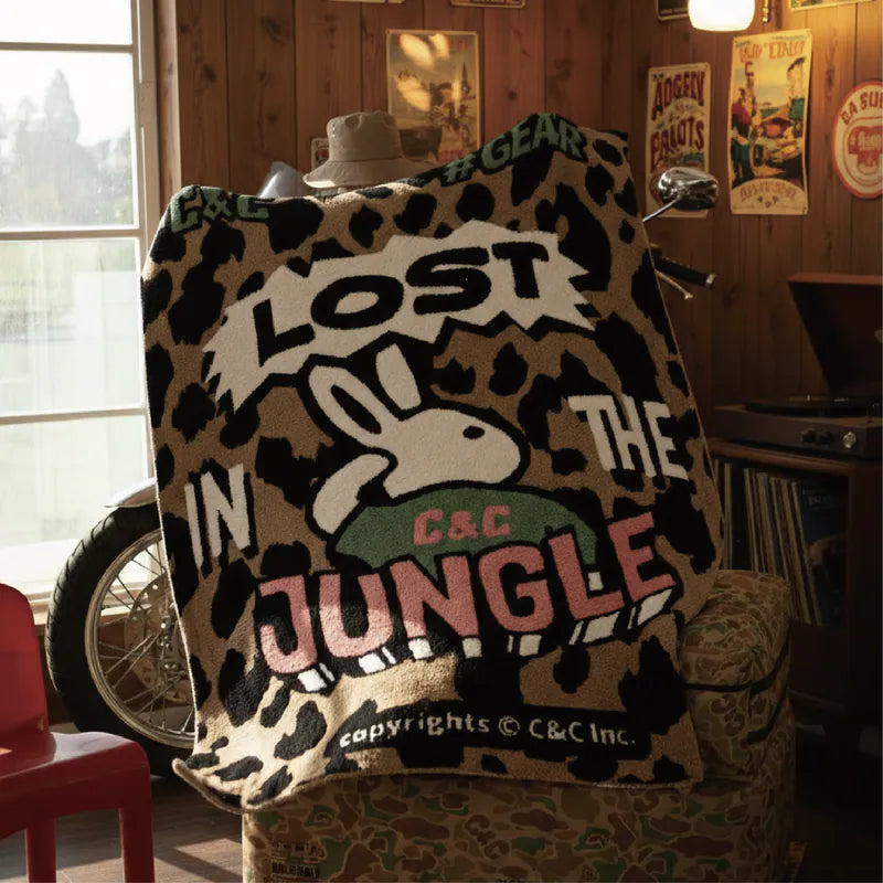C&C Airlab RETRO BLANKET　レトロデザイン　ブランケット