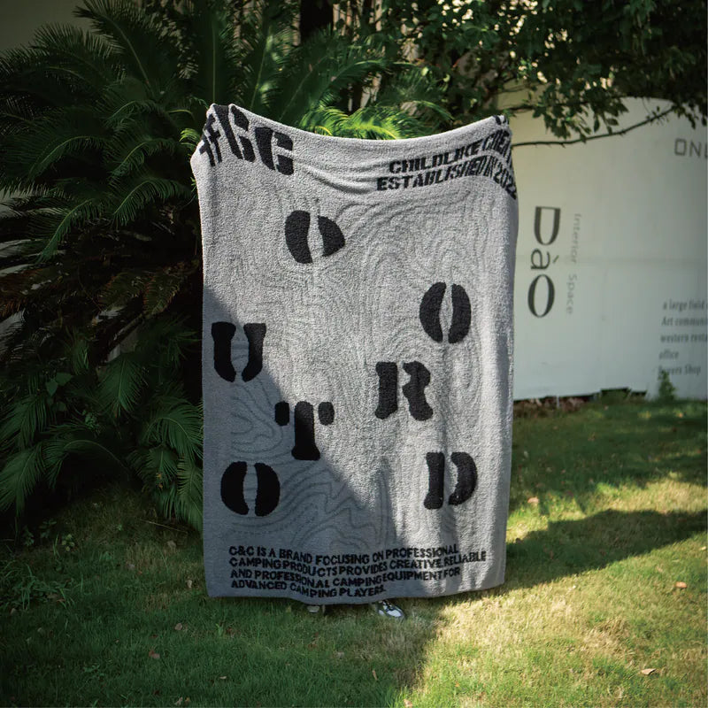 C&C Airlab RETRO BLANKET　レトロデザイン　ブランケット